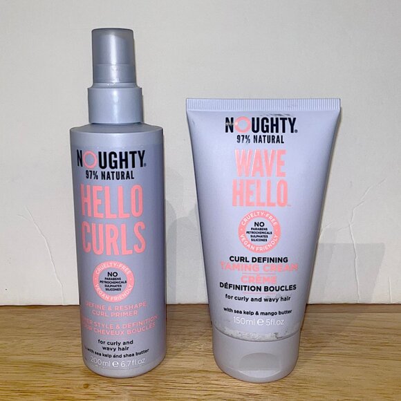 Noughty Hello Curls Primer and Wave Hello Cream (both used 0-3X) - Picture 1 of 4